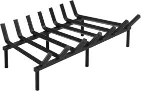 Singlyfire 313034510590 Fireplace Grate 24 Inch Heavy Duty Solid Steel Log Holder 3