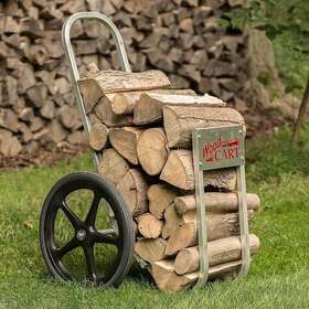 100005680 Six Mile Welding Amish Made Lightweight Firewood Wood Hauling Cart Holds Up To 22 Inch Logs