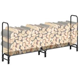 9n-nvjs8ug6qccks1r-1ba Slekversa 8ft Firewood Rack Stand Outdoor Indoor Holder For Fireplace Wo