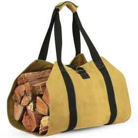 Dsfcby01 Softclub Firewood Carrier Bag With Handle Heavy Duty Canvas Tote 90 X 45