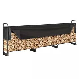Spca 744110951127 12.7 Ft. Heavy Duty Indoor/outdoor Firewood Rack With Cover Large Log Storage Ho