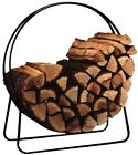 Stacker " Fire Place Log 40 Holder Hoop Storage Wood Rack Hearth