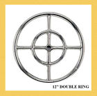 Stainless - " Ring 12 Steel Burner Double