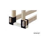 Store Stack Firewood Brackets Wood Log Stove Home Fireplace Rack Build Burning