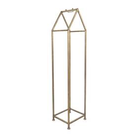 Ec0236 Storied Home House Shaped Metal Firewood Holder