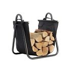 Stove Camping Carrier Stack Holder Steel Log Logs Wood Storage Firewood Canvas