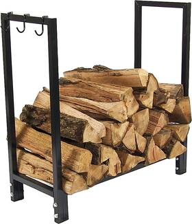 Sunnydaze 445002319393 Outdoor 30-inch Firewood Log Rack - Small Fireplace Or Fire Pit Wood S