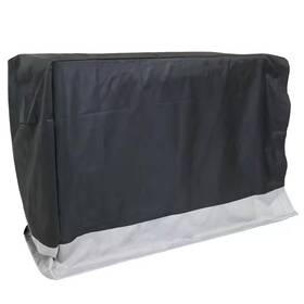 Sunnydaze 445003964912 6 Ft. Gray And Black Water-resistant Firewood Rack Cover