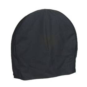 Sunnydaze 726084104679 48 Inch Round Black Firewood Log Hoop Cover
