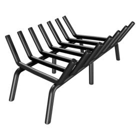 Suzlon 717021674027 Fireplace Grate 21 Inch 7 Bar Log Heavy Duty Solid Steel Indo
