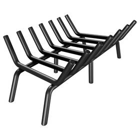 Suzlon 717021674034 Fireplace Grate 24 Inch 7 Bar Log Heavy Duty Solid Steel Indo
