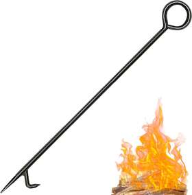 Tafeida 607816634087 Fire Poker For Fireplace. 40 In Heavy Duty Fireplace Poker. Wrought Iron