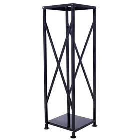 P-dj-122420 Tatayosi 14.50 Inch W Decorative Steel Firewood Storage Log Rack Wood