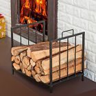 Tb-hom1248blk Mygift Compact Firewood Rack