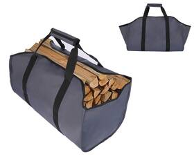 Tesslove 071580218703 Firewood Log Carrier Tote Bag Canvas Holder Extra Large Durable&