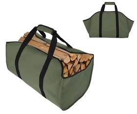 Tesslove 715802187018 Firewood Log Carrier Tote Bag Canvas Holder Extra Large Durabl