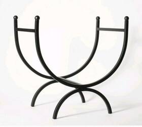 Threshold 191908977935 Metal Log Holder Black - Designed With Studio Mcgee Threshold 191908977935 Metal Log Holder Black - Designed With Studio Mcgee