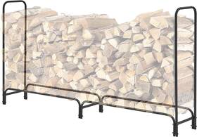 Tmee 046432714993 8ft Firewood Rack Outdoor Heavy Duty Log Storage Holder