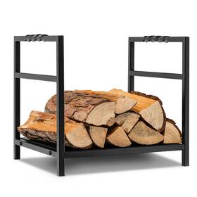 Topb006463 Topbuy 16 Inch Firewood Storage Rack Decorative Log Holder With Screw Thread Handle