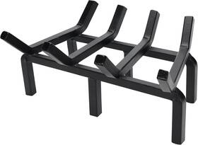 Twentynext 744759848604 Fireplace Log Grate Small 14inch Heavy Duty Solid Steel Wood Rack Stove