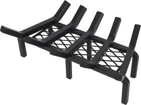 Tpf21-162-c-18 Twentynext 17 Inch Fireplace Grate With Ember Retainer Cast Iron Black