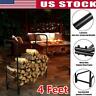 . Unbranded Black Feet Outdoor Heavy Duty Steel Firewood 760138384662
