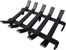 Uniextra 313036811893 Fireplace Log Grate Heavy Duty Solid Steel Fire Place Wood Stove Firewood Holder
