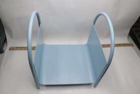 69707438 Urban Outfitters Firewood Holder Metal Baby Blue