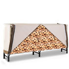 Us84b-2320141 Outsunny Firewood Log Rack Outdoor Waterproof Patio Furniture 842525126069