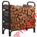 Ushg1018 Walcut Outdoor Garden Heavy Duty Steel Firewood Log Rack Wood Storage Holder Hot Sale 814644021327