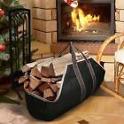 V40viycofl General Canvas Log Carrier Bag Firewood Carry Holder Large Handles