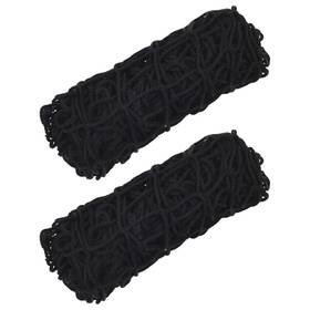 Vidaxl 721102827716 Net Set Of 2 Black Polypropylene Feeding Bags 29.5 X Inches