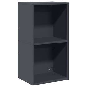 864193 Vidaxl Firewood Rack Anthracite 15.7x11.8x29.5 Inch Cold-rolled Steel