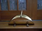 Vintage Log Style Caddy Carrier Wood Brass Colonial Basket Claw-footed Fireplace