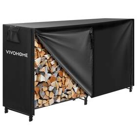 Vh951 Vivohome Firewood Storage Log Rack 6ft Heavy Duty Outdoor Combo Set Indoor Cover