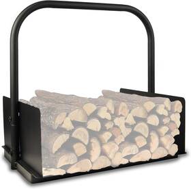 Voda 726084221048 Firewood Basket Portable Handle Rack Indoor Log For Wood Indo