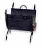 W-1125 Uniflame Ring Swirl Black Log Rack With Canvas Carrier New 728649240440