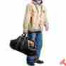 W-1168 Uniflame Large Heavy Duty Canvas Log Tote With Closed Ends For Fire Wood