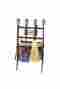 W-1246 Uniflame Log And Kindling Rack W Wrought Iron Tools Id 7590