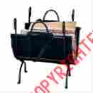 W-1866 Uniflame Deluxe Wrought Iron Holder Log Rack 728649201175