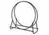 W-1881 Uniflame 40 In Outdoor Heavy Duty Firewood Rack Home Garden Wood Storage Holder Log Hoop 728649201687