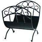 W-1035 W1035 Uniflame Home Dcor Black Wrought Iron Log Rack 728649800095