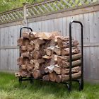 W150065 Pure Garden Foot Fireplace Firewood Log Rack Heavy 192055006899