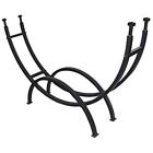 W-1859 W1859 Uniflame Log Carriers Holders Contemporary Black Rack 097367163882