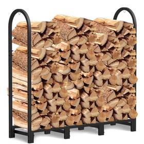 Walensee 734257021609 4ft Firewood Rack Holder For Fireplace Wood Storage Outdoor Heavy D