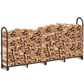Fr-002-c Walensee Firewood Racks 8ft Contemporary Design Heavy-duty Durable Outdoor