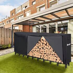 Werph 313086194199 12 Ft. Firewood Rack Outdoor Heavy Duty Storage