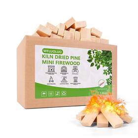 Ll3758 Wfluoluo Mini Firewood 3.5ftft Lengths Pine Kiln Dried Great Solo Stove Accesso