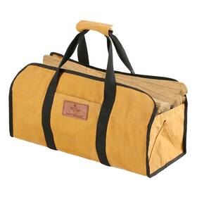 Whiteduck 810055834051 Tuff Large Firewood Carrier 21 Oz. Heavy Duty Waxed Canvas Log Holder