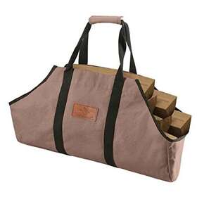 Whiteduck 810055834181 Tuff Large Firewood Carrier 21 Oz. Heavy Duty Waxed Canvas Fireplace Log